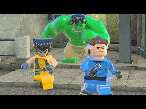 LEGO Marvel Super Heroes Walkthrough Part 11 - Lady Liberty Attacks