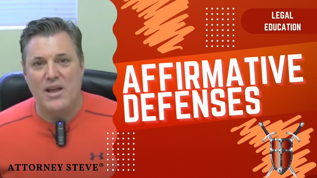 What affirmative defenses should I raise in response to a lawsuit?