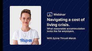 MyHR Webinar | Navigating a Cost of Living Crisis