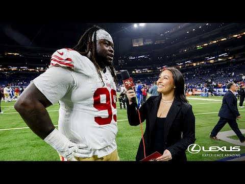C.J. West Talks First-Career Sack, Recaps Win vs. Indianapolis Colts | 49ers