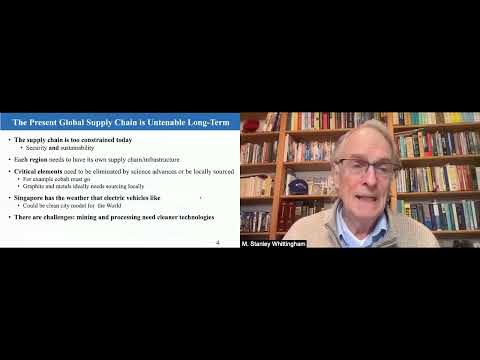 M. Stanley Whittingham at GYSS 2022 – Critical Role of Storage for Renewable Energy & Climate Change