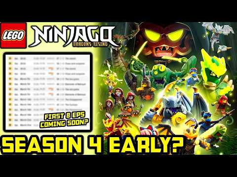 New Rumor! Season 4 Dropping EARLY in German? 😅 Ninjago Dragons Rising Season 4 News and Rumors!