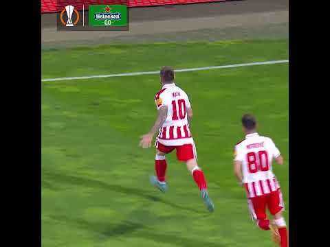 Europa League Goal of the week: 3th position. Crvena Zvenzda v Trabzonsper