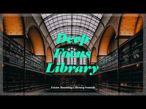 집중할 때 도움이 되는 도서관 소리 | 공부할 때, 독서할 때, 도서관 백색소음 | Library Ambience