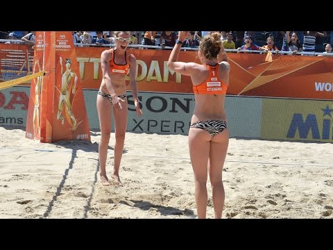 Gallay/Klug (ARG) vs. Stiekema/Remmers (NED) - Rotterdam – Women World Championships 2015