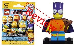 YouTube thumbnail: LEGO Bartman Minifigure 71009-5 LEGO Simpsons Series 2 Review