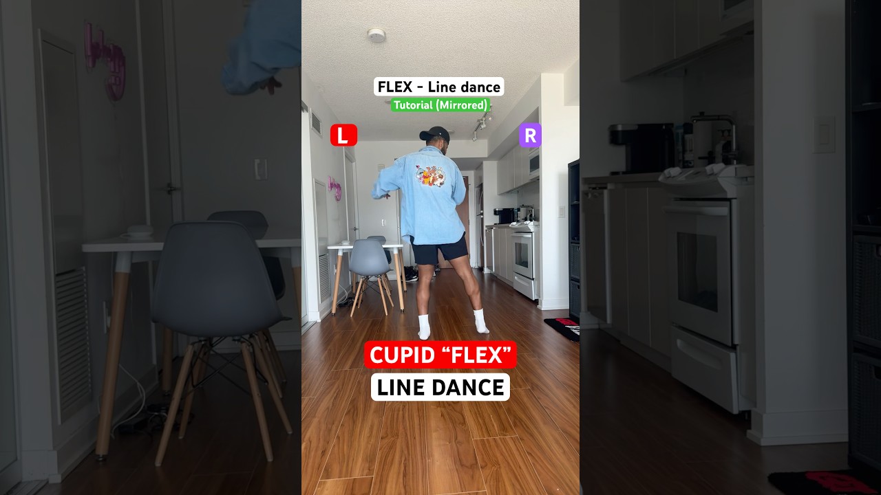 FLEX - Cupid Line Dance Tutorial #flexlinedancechallenge #linedance #tutorial
