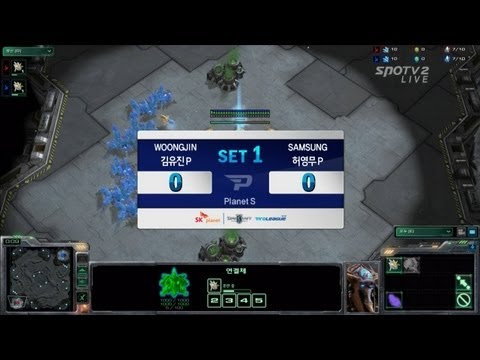 [SPL] sOs [Woongjin] vs Jangbi  [Samsung] 1SET / Planet S (01.01)