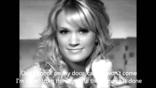 Carrie Underwood - Flat on the Floor with Lyrics