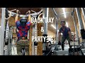 【筋トレ】BACK &PARTY？笑