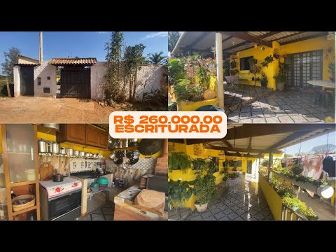 Chácara no interior de São Paulo / Escriturada / 480m² de terreno / 4 km da Castelo Branco