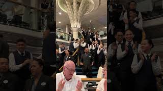 #shorts Royal Caribbean Vision of the Seas Main Dining Room Wait Staff Come Out