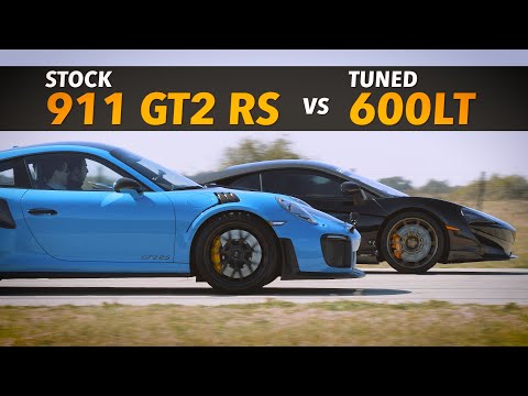 911 GT2 RS vs Tuned 600LT | Drag and Roll Racing!