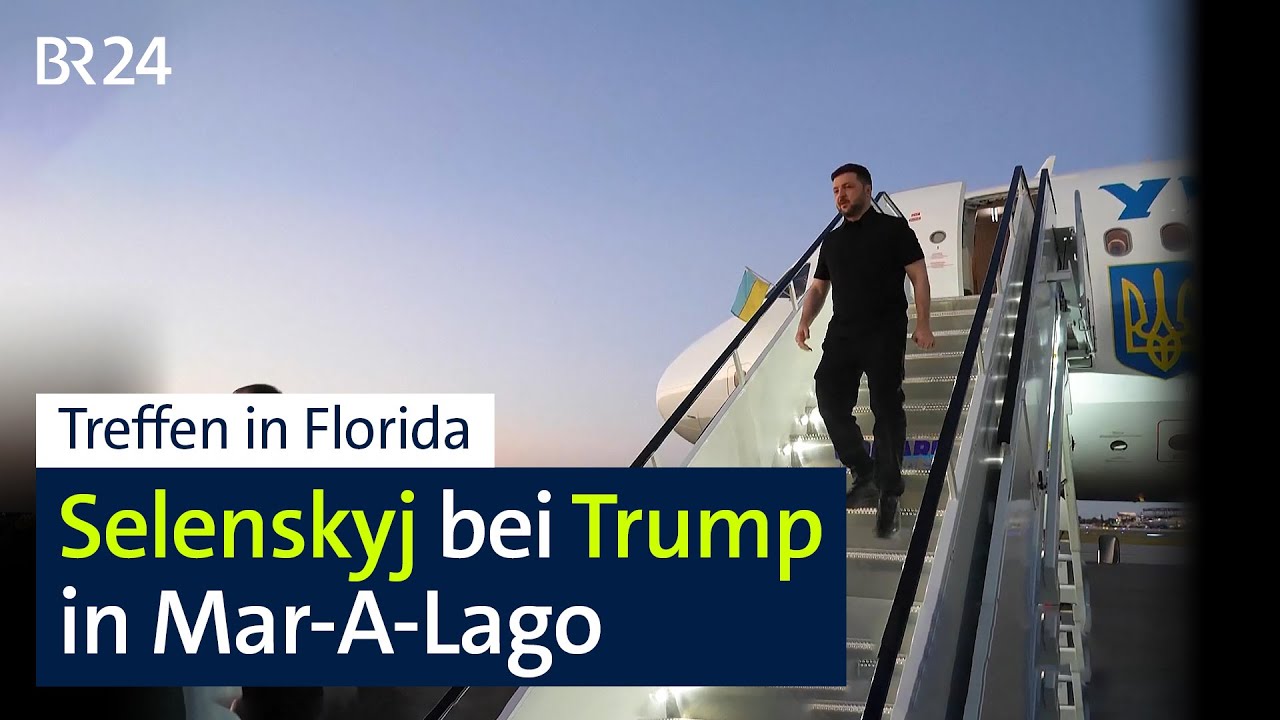 Trump empfängt Selenskyj in Florida | BR24
