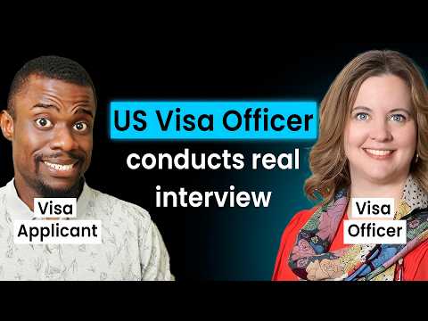 Ex-Visa Officer Drills Nigerian in Mock Interview