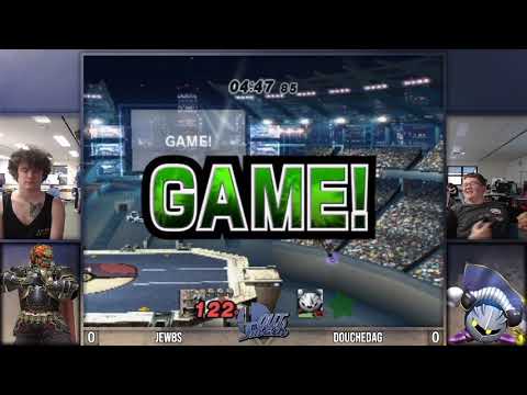 QUT Smash 8 Project M  - LR1 - Jewbs (Ganondorf) vs Douchedag (Meta Knight, Ness)