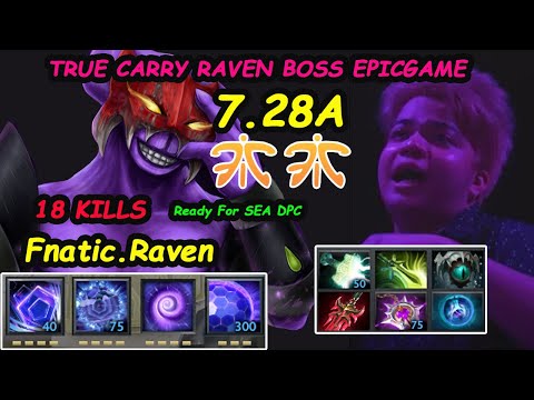 Fnatic Raven [Faceless Void] True Carry Base Race EpicGame Dota 2 7.28 Gameplay