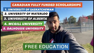 Canadian Universities Offering Fully Funded Schola
