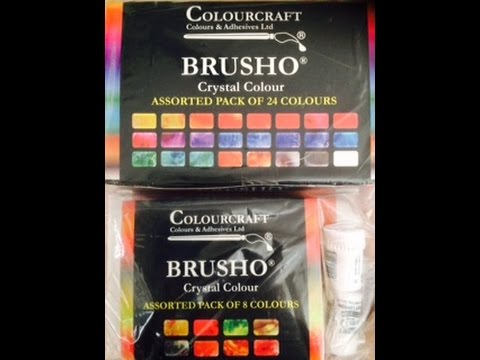 Brusho Crystal Colors Review