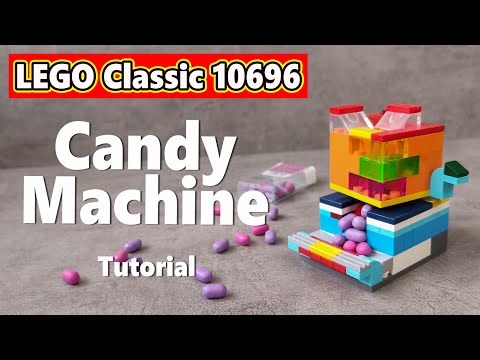 Lego Tutorial CANDY MACHINE 2 (moc) | LEGO Classic 10696