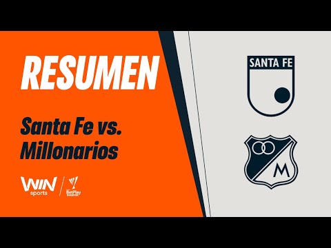 Santa Fe vs. Millonarios (recap and goals) | Liga BetPlay Dimayor 2025-2 | Matchday 17