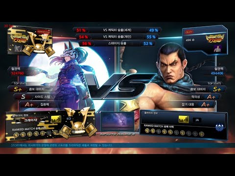 eyemusician (kunimitsu) VS Okaty (feng) - Tekken 7 5.10