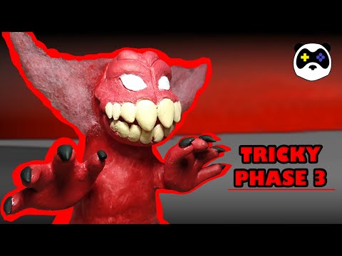 Making Tricky Phase 3 with Air Dry Clay | Madness Combat x Friday Night Funkin' [Clay Art]