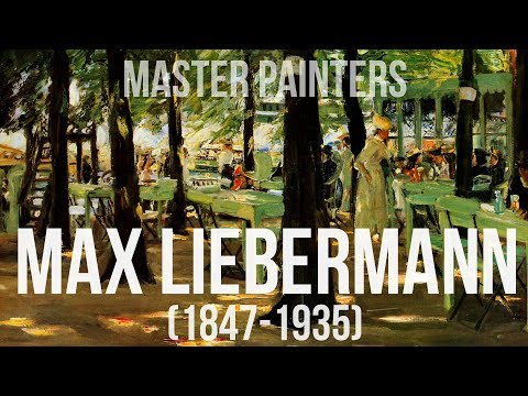 Max Liebermann (1847-1935) A collection of paintings 4K