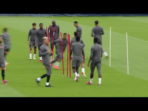 ENTRAINEMENT DE VEILLE DE MATCH DE LIGUE DES CHAMPIONS PSG - MANCHESTER CITY
