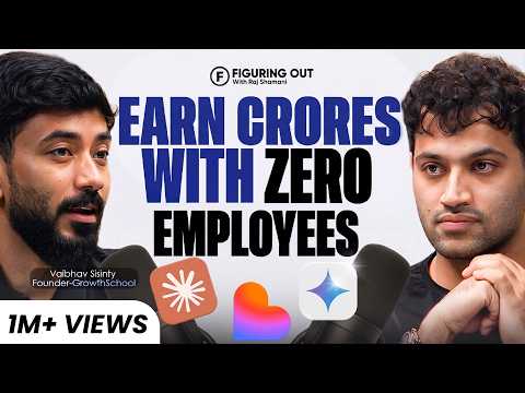 Earn Crores with AI: Business Ideas, Claude, Free Tools & Prompts | Vaibhav | FO499 Raj Shamani