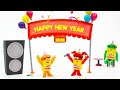 New Year S Eve PARTY ️Kids Animation Play Doh Videos The Play Doh Show ️