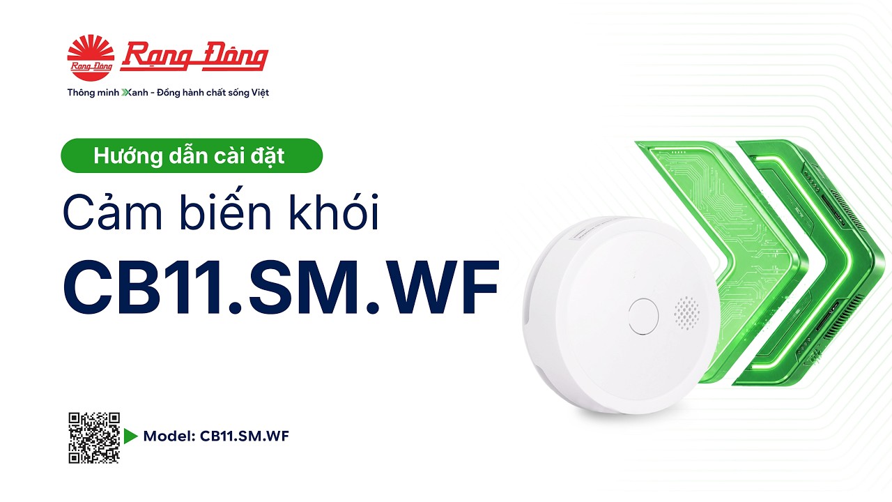 Hướng dẫn cài đặt cảm biến khói CB11.SM.WF