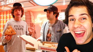 I TRIED DAVID DOBRIK'S PIZZA!!