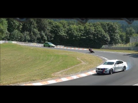 Adenauer Forst 27.07.13 / Ring Taxi drifts, almost crashs & nice cars @ Nürburgring
