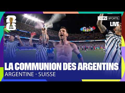 La COMMUNION de MESSI et des ARGENTINS avec leurs SUPPORTERS !