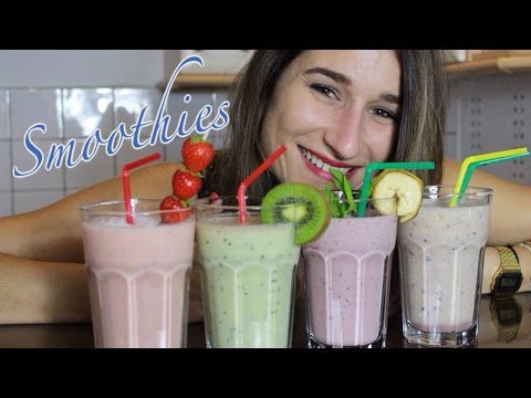 4 delicious smoothies - easy to make yourself