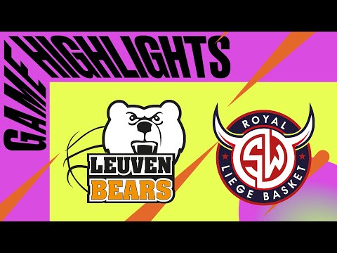 Stella Artois Leuven Bears vs RSW Liège Basket #BNXTLeague
