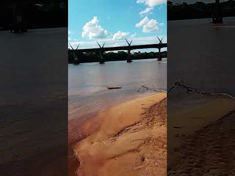 éu mostrando as belezas do rio Araguaia Aragarças Goiás