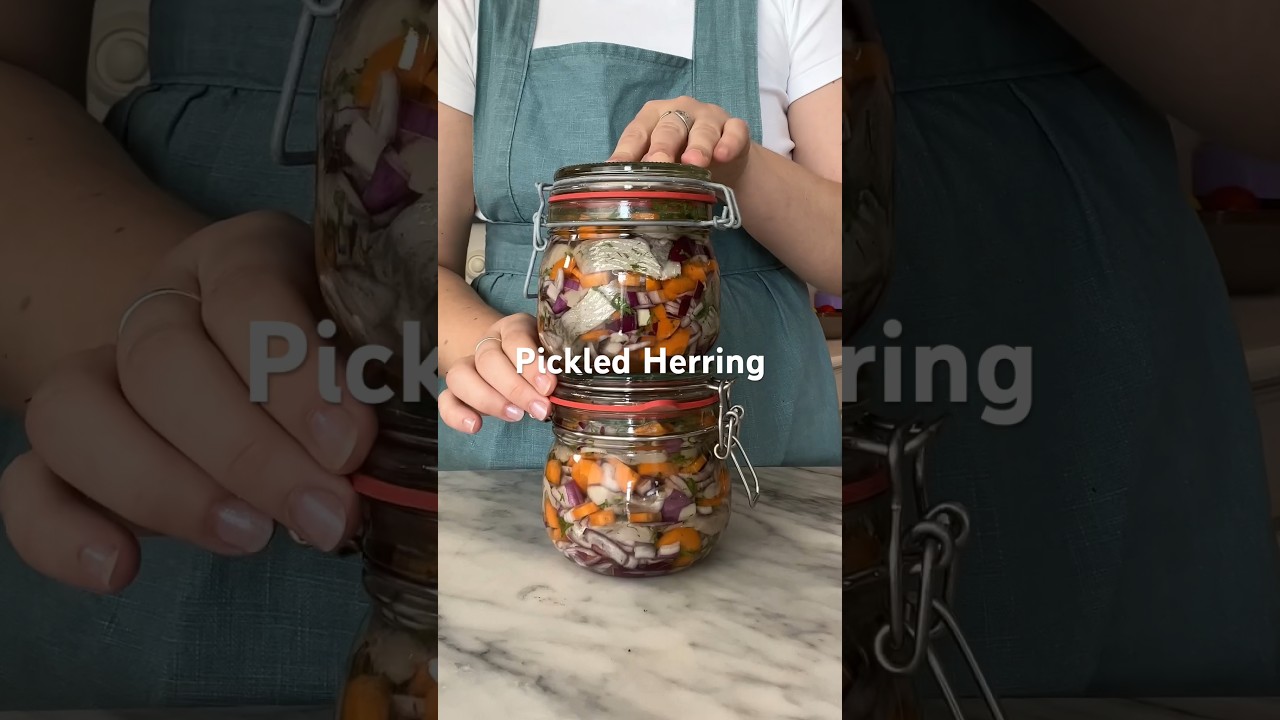 PICKLED HERRING | very Swedish, very delicious #swedishfood