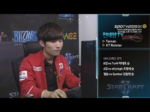 [WECG SC2 Korea National Final] RO.16 Group D Match2 TY vs MyuNgSiK -EsportsTV