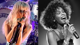 Hayley Williams- Impromptu Whitney Houston Covers