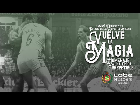 Homenaje a la Magia de Huesca, donde todo empezó. 🏀 Una época irrepetible del Baloncesto Oscense 💚