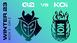 LEC Winter Split 2023 - W3D2 - G2 vs KOI