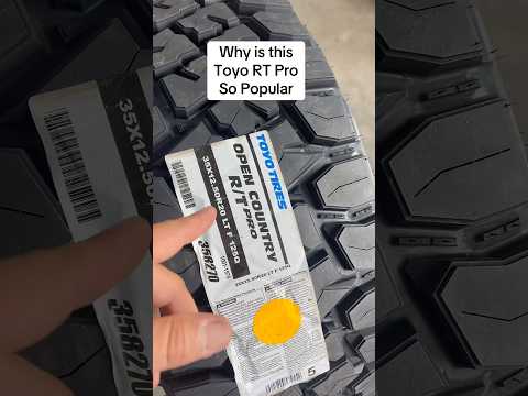 Why Is This Toyo RT Pro So Popular?