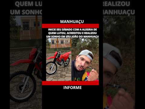 INICIE SEU SÁBADO COM A ALEGRIA DE QUEM LUTOU, ACREDITOU E REALIZOU UM SONHO EM SÃO JOÃO DO MANHUAÇU