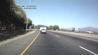 preview picture of video 'Bad Driving - M5 Southbound from Klipfontein Rd to Wetton Road, Cape Town'