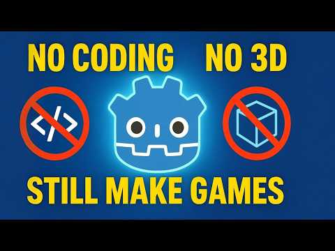 Create Games without Coding and 3D Modeling in Godot | Hindi