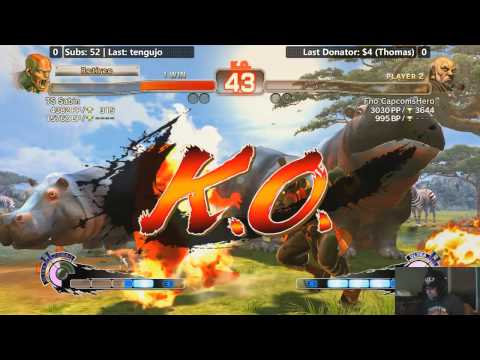 USF4 After Hours Ep. 58 - Capcoms Hero (Gouken) vs TS Sabin (Dhalsim) [720p/60fps]