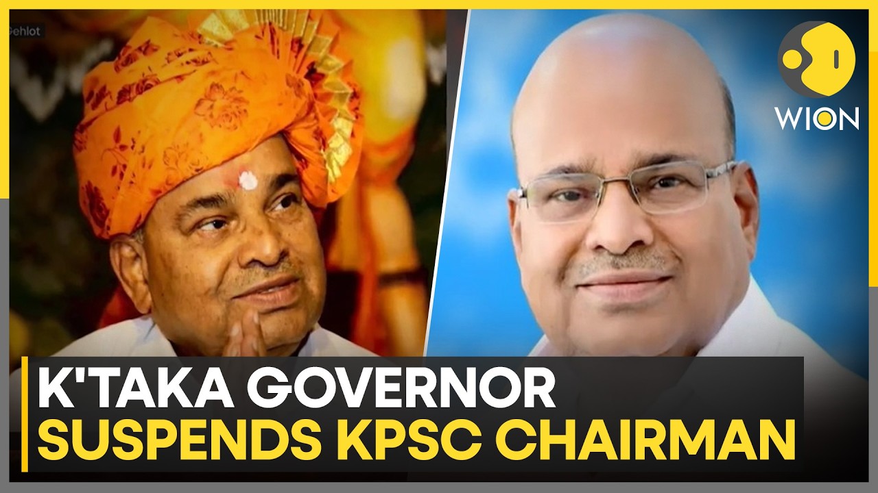 Karnataka Governor Suspends KPSC Chairman Amid Fresh Controversy | WION News
