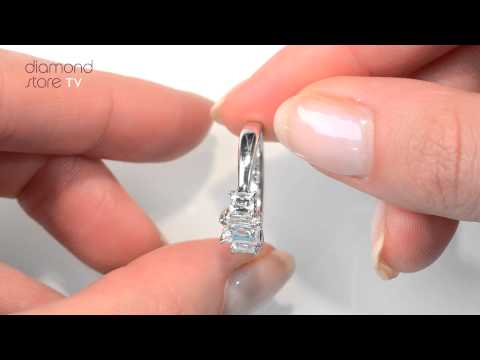 FT52 - Stunning 1.50ct Ideal Prince Cut Diamond and 18K White Gold H/SI Ring FT52